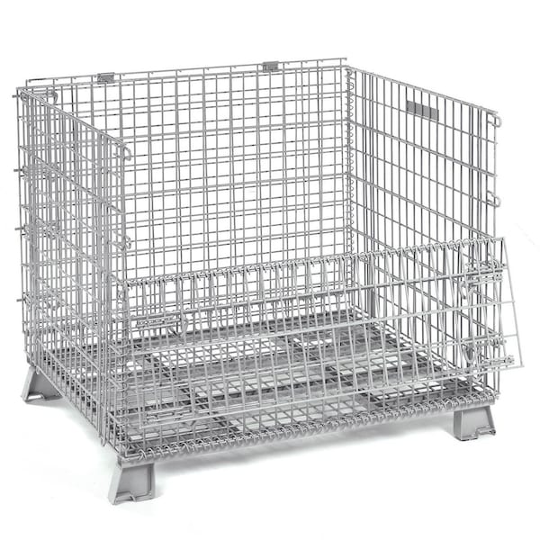 Global Industrial 48x40x42-1/2 Folding Wire Container, 4000 Lb Capacity 239343 - main